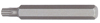 Бита 10мм Torx T45 75мм BTX37545