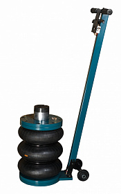 На сайте Трейдимпорт можно недорого купить Домкрат пневматический подкатной с удлиненной регулируемой рукояткой + адаптер-удлинитель с резиново. 