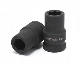 На сайте Трейдимпорт можно недорого купить 1/2" Головка ударная, 22мм (6гр) Partner PA-44522. 