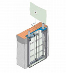 Монтажная кассета, влагозащитная SPACE S1140A4